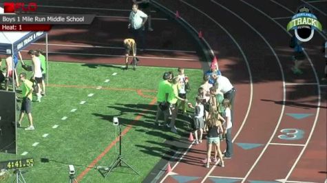 Top two from boys middle school mie at Portland Track Festival 2013 [#interview]