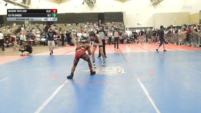 108-H lbs Round Of 16 - Nasir Taylor, Claymont Assassins vs CJ Flores, Olympic