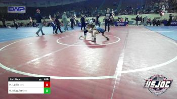 65 lbs 2nd Place - Hanna Lollis, Cowboy Wrestling Club vs Kinslee Mcguire, Liberty Warrior Wrestling Club