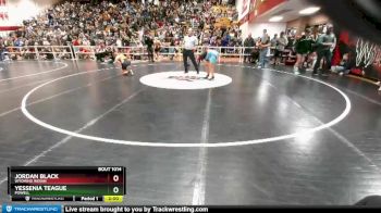 125 lbs Champ. Round 1 - Yessenia Teague, Powell vs JORDAN BLACK, Wyoming Indian