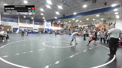144 lbs Cons. Round 5 - Julian Diaz, Patriot vs Fares Nofal, Corona Del Mar