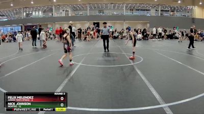 56 lbs Round 3 - Nick Johnson, Irontide vs Felix Melendez, Junior Terps Xpress