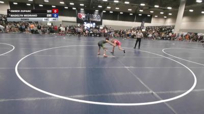 120 lbs Semis - Madelyn Medrano, Springdale Elite Wrestling Club vs Ember Zupanc, Team Nazar Training Center
