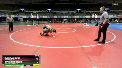 120 lbs Semis & Wb (16 Team) - Bryce Schnelzer, Loudoun County vs Ryan Saunders, Battlefield