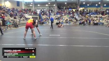 215 lbs Cons. Round 2 - Maxwell Garland, Calvert Hall College vs Brandon Lewis, Archbishop Curley