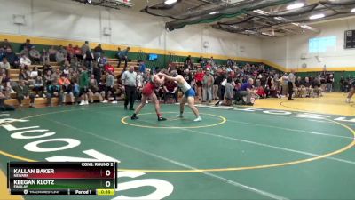 175 lbs Cons. Round 2 - Keegan Klotz, FINDLAY vs Kallan Baker, NEWARK