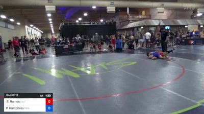 41 kg Rnd Of 16 - Sky Ramos, California vs Parker Humphrey, Princeton Wrestling Club