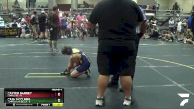 80 lbs Round 4 (6 Team) - Carter Barney, Lowell WC vs Cash McClurg, Team Gotcha Black