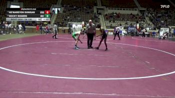 5A 106 lbs Quarterfinal - Rocky Rogers, Holtville vs Ke`mareyon Dunigan, Brewbaker Tech
