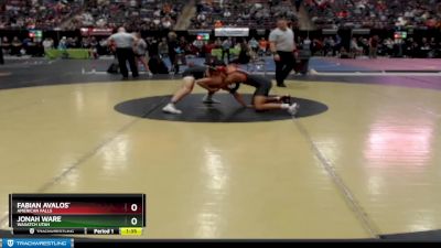 145 lbs Champ. Round 2 - Fabian Avalos`, American Falls vs Jonah Ware, Wasatch Utah