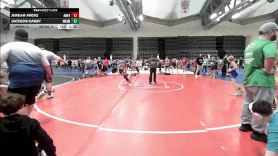 81 lbs Rr Rnd 7 - Jordan Arenz, American MMAW MS vs Jackson Danby, Maine Hammahs MS
