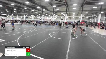 78 lbs Quarterfinal - Jax Layton, Desert Dogs WC vs Cruz Armstrong, Sublime Wrestling Academy
