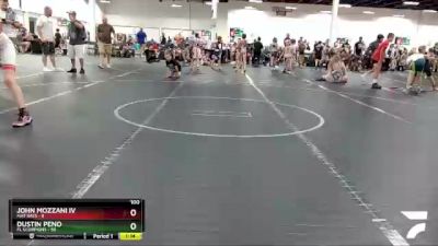 100 lbs Round 5 (8 Team) - John Mozzani IV, Mat Rats vs Dustin Peno, FL Scorpions