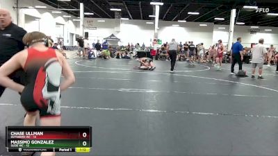 132 lbs Round 2 (4 Team) - Massimo Gonzalez, Suzie WC vs Chase Ullman, Outsiders WC