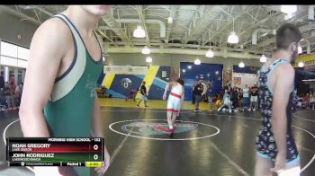 132 lbs Champ. Round 2 - John Rodriguez, Lakewood Ranch vs Noah Gregory, Lake Gibson