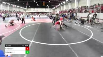 126 lbs Semifinal - Riley Valdez, SLV Elite WC vs Caden Leyba, Yotes WC