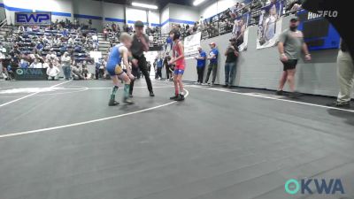 55 lbs Consi Of 4 - Coltyn Conley, Chandler Takedown Club vs Tatum Hawkins, Noble Takedown Club