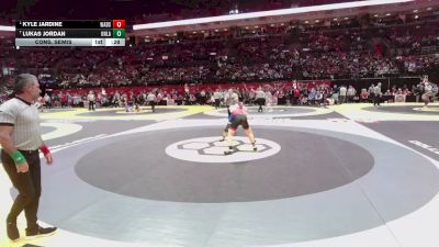 157 lbs Cons. Semis - Kyle Jardine, Wadsworth vs Lukas Jordan, Uniont. Lake