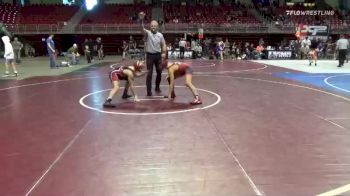 98 lbs Semifinal - Royce Lopez, Toss Em Up vs Cash Watson, Broken Bow Wrestling Club