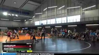 110 lbs Round 5 (10 Team) - Jayden Keller, Black Mambas vs KEANA BUSH, Alabama Elite Gold