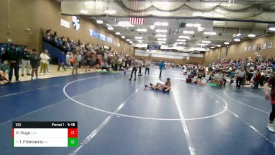 100 lbs Cons. Round 2 - Teufolau Filimoeatu, Westlake vs Pedro Puga, Top Of Utah