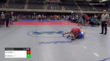 135 lbs Consolation - Bam Cordel, Unattached vs Braxton Bohinc, Bethesda