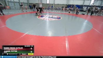 59 lbs Cons. Round 4 - Gabriel Potter, INWTC vs Radek Crook-Hutsler, White River Hornets WC