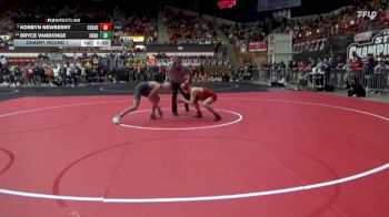 120 lbs Champ. Round 1 - Korbyn Newberry, Columbus Hs vs Bryce VanDonge, Eudora Hs