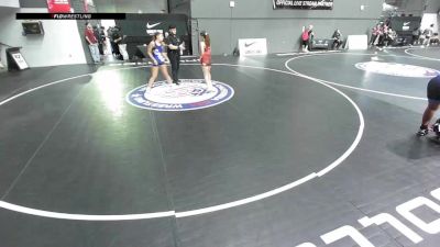 Cons. Semis - Clara Soares, Team Thunder Wrestling Club vs Anabelle Aguirre, Righetti High School Wrestling