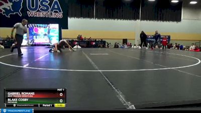 138 lbs Quarterfinal - Gabriel Romans, Best Trained Wrestling vs Blake Cosby, Michigan