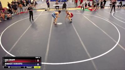 157 lbs 5th Place Match - Ian Crapp, WI vs Rhenzo Augusto, IL