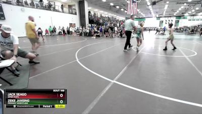 75 lbs Quarterfinal - Zeke Jansing, Prodigy Wrestling vs Jack Seago, Open Mats