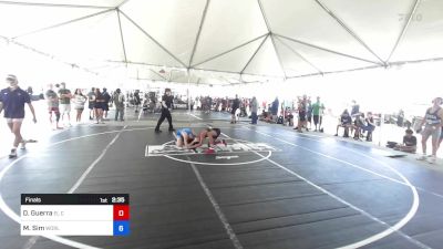 130 lbs Final - Daniel Guerra, El Centro Wolfpack vs Maxim Sim, World TC