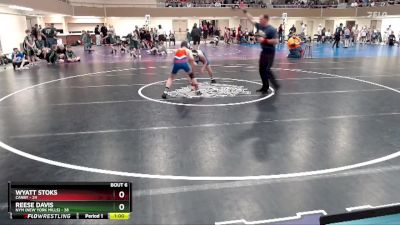 130 lbs Semis & 1st Wrestleback (8 Team) - Wyatt Stoks, Canby vs Reese Davis, NYM (New York Mills)