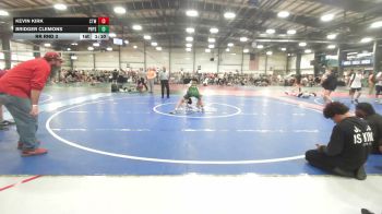 112 lbs Rr Rnd 3 - Kevin Kirk, CTWHALE Narwhal - MS vs Bridger Clemons, Peer Pressure Elite - MS