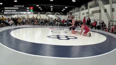119 lbs Round 5 (6 Team) - Camden Hook, Indiana Outlaws vs Bode Bratsburg, Nebraska Elite