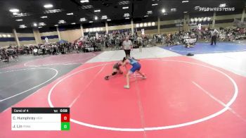 102 lbs Consi Of 4 - Cael Humphrey, High Desert WC vs Jason Lin, Poway Elite