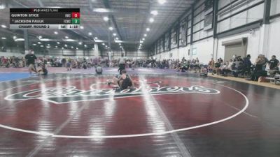 138 lbs Champ. Round 2 - Quinton Stice, Hickory Wrestling Club vs Jackson Faulk, Fight Church Wrestling Club