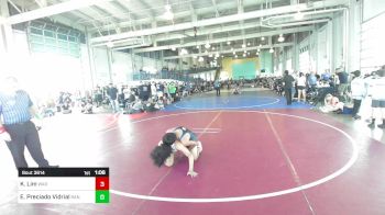 120 lbs Round Of 16 - Kaiden Lim, War Room Grappling vs Eduardo Preciado Vidriales, Rancho Bernardo WC