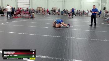 100 lbs Cons. Semi - Kelly Sullivan, Apex vs Max Berman, River Wrestling