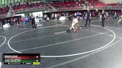 90 lbs Cons. Round 4 - Edison Omar, Beatrice Wrestling Club vs Cade Tollefson, Big Red Wrestling Club