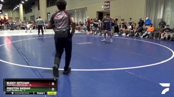 138 lbs 4th Wrestleback (32 Team) - Buddy Ketcham, Team Rich Habits Black vs Preston Ingram, West Georgia WC