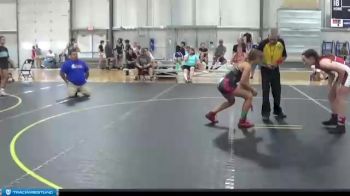 116 lbs Round 2 (6 Team) - Meryn Finnegan, American Gladiators-Lady Saints vs Miley Turdo, Steel Valley