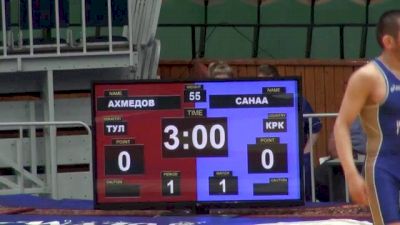 55 lbs match Artas Sanaa vs. Suleyban Akhmedov