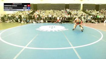 3rd Place - Christian Zavala, Northern Delaware Wrestling Academy vs Omer Atila, RedNose Wrestling School