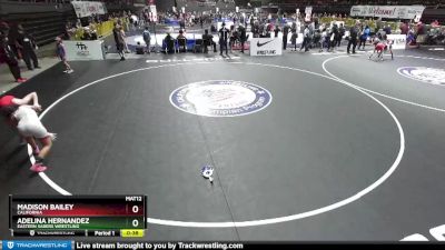 110 lbs Quarterfinal - Adelina Hernandez, Eastern Sabers Wrestling vs Madison Bailey, California