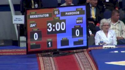 66 lbs semi-finals Soslan Romanov vs. Ilyas Bekbulat