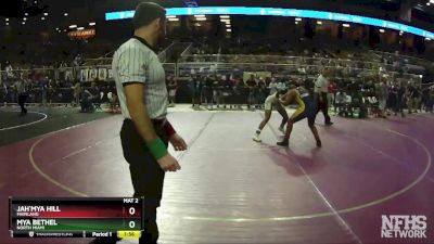 155 lbs Quarterfinal - Jah`Mya Hill, Mainland vs Mya Bethel, North Miami