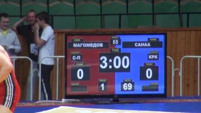 55 lbs consolation Artur Sanaa vs. Mahammadrasul Magomedov