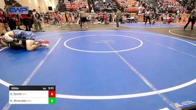 195 lbs Rr Rnd 5 - Kaleb Smith, Tulsa Blue T Panthers vs Kole Alvarado, Raw Wrestling Club